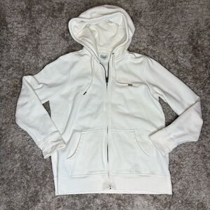 L.L. Bean Cream Hooded Sweatshirt